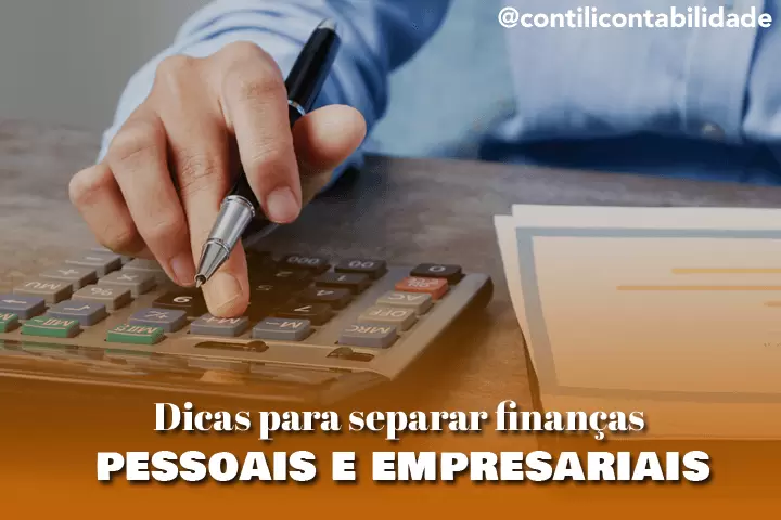Dicas para separar finanças pessoais e empresariais 54 Dicas para separar finanças pessoais e empresariais
