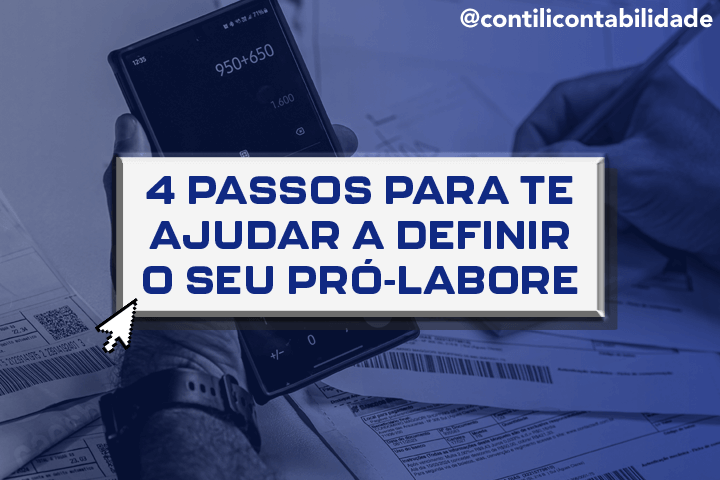 4 passos para te ajudar a definir o seu pró-labore