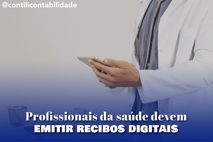 Profissionais da saúde devem emitir recibos digitais