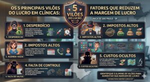 grafico margem de lucro de uma clinica 2